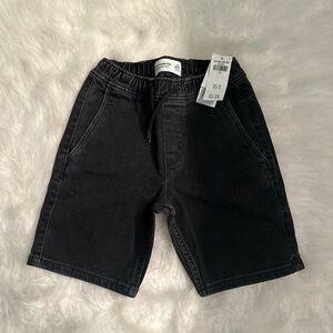 Boys A&F. 7/8-denim pull-on shorts